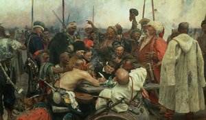 The Zaporozhye Cossacks Writing a Letter to the Turkish Sultan